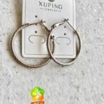 گوشواره حلقه‌ای تراش‌دار