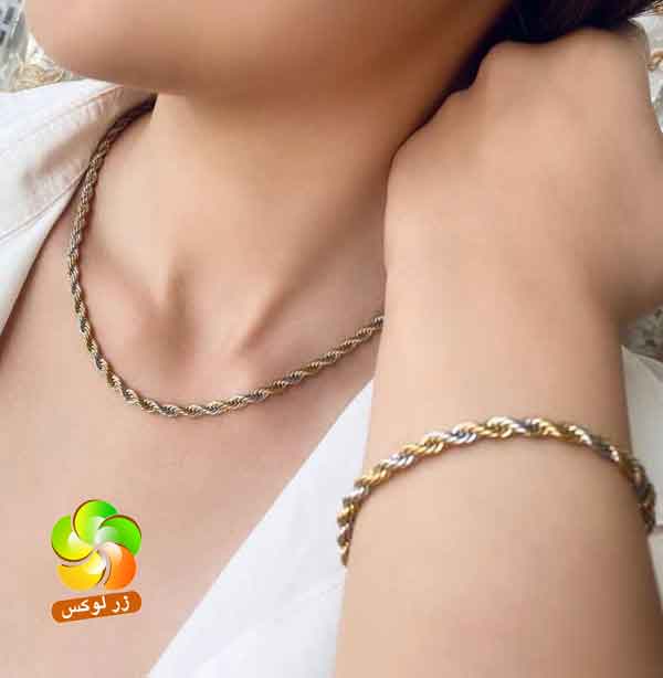 گردنبند و دستبند طنابی